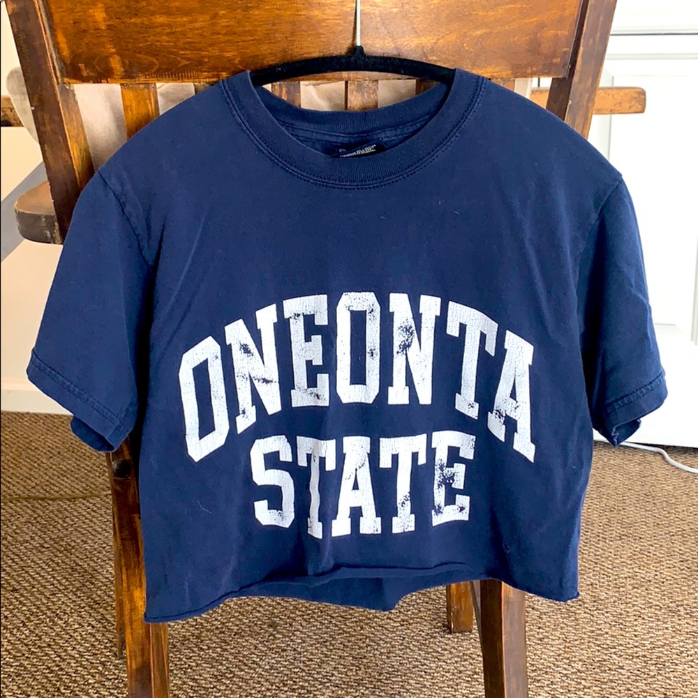 VINTAGE Distressed Oneonta Crop
